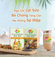 Combo 2 hộp bột ngũ cốc MINMIN lợi sữa cho mẹ bầu và sau sinh