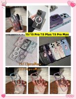 iPhone 15/15 Pro/15 Plus/15 Pro Max/13/13 Pro Max/14/14 Pro Max เคสโทรศัพท์มือถืออะคริลิค กันกระแทก แบบแม่เหล็กไร้สาย