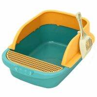 cleaning supplies cat litter box semi-closed high-side detachable anti-splash cat litter box cat toilet cat litter shovel