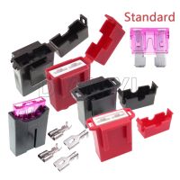 【DT】hot！ 1 Set Ceramics Type Middle Medium Fuse Holder with Terminal for Car Motorcycle Automobile