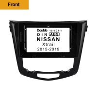 2/1din รถ Dvd กรอบอะแดปเตอร์ติดตั้งอะแดปเตอร์ Dash Trim Facia แผง10.1นิ้วสำหรับ Nissan Qashqai Xtrail-เครื่องเล่นวิทยุคู่