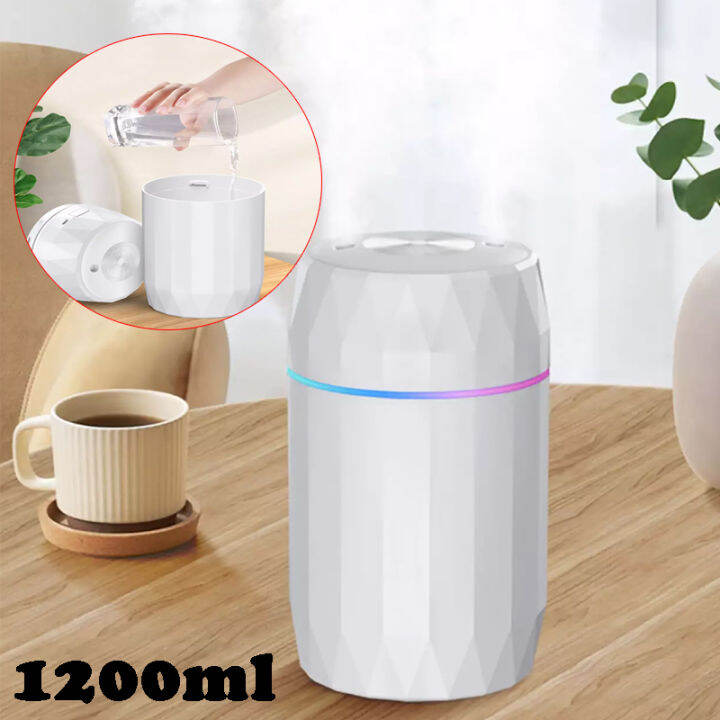 Humidifier 003-Portable Humidifier 1.2L Ultrasonic Humidification USB ...