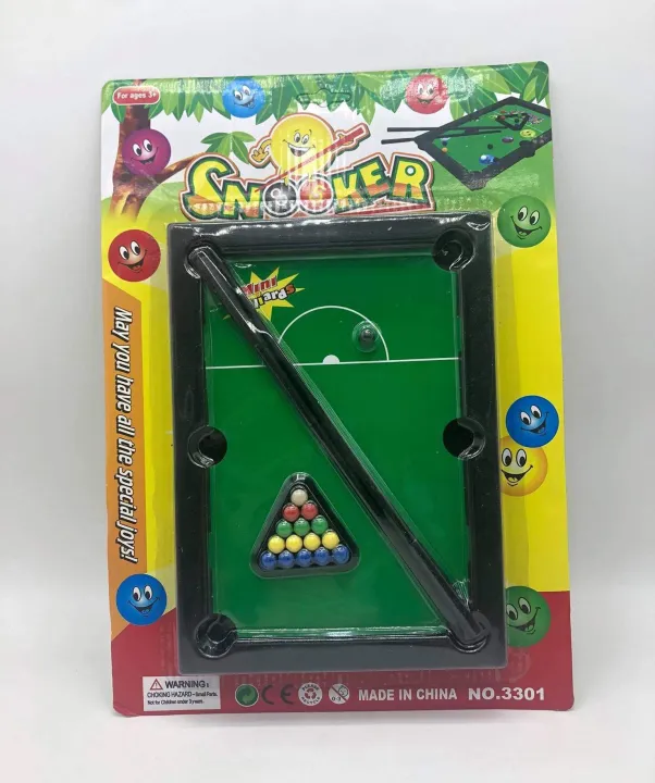 Mini Billiard Ball Snooker Pool Table Top Game Set Kids Toy Lazada Ph