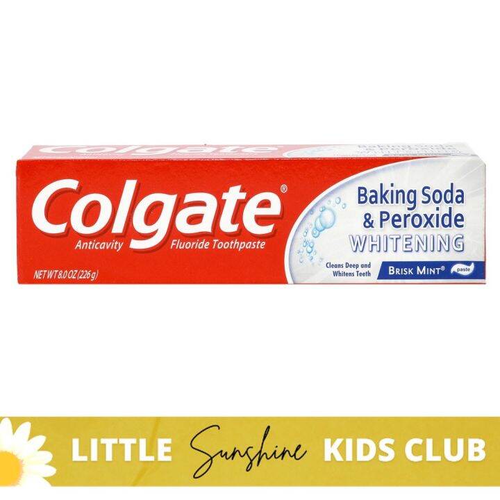 Colgate Baking Soda and Peroxide Whitening Toothpaste 226g Lazada PH