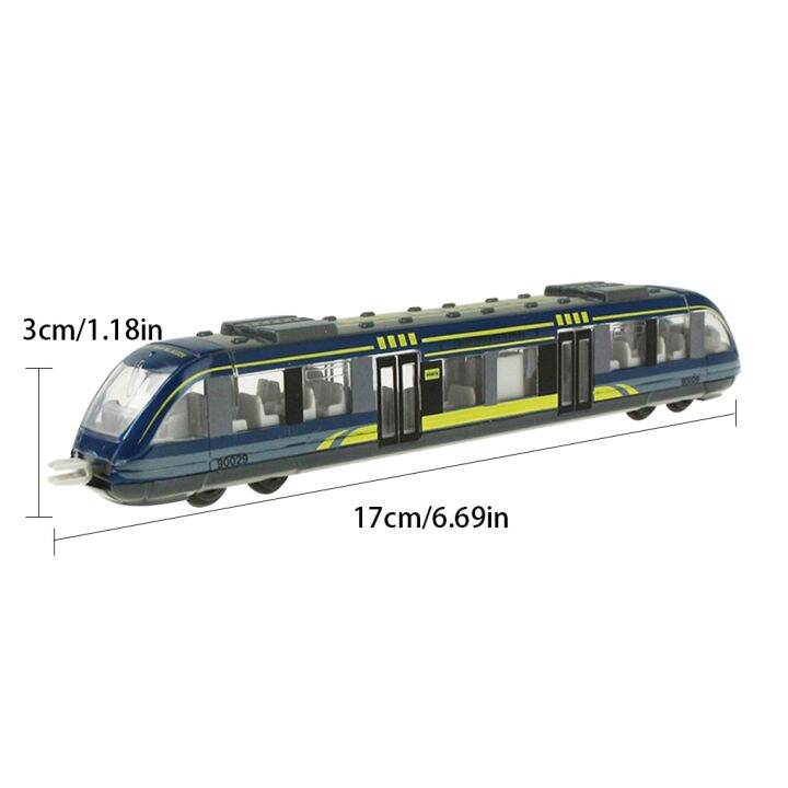 รถจำลองขนาดเล็กแบบรถไฟของเล่นรถโลหะผสมพลาสติกของเล่นเด็ก