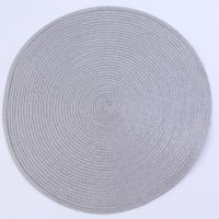 Placemats for Table Set of 6 Round Heat Insulation Non-Slip Dining Table Mat Cup Costers Pads Party Bar Decoration Accessories