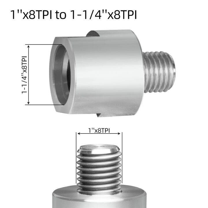 tasp-เครื่องกลึงไม้-headstock-อะแดปเตอร์แกน1-hingga-1-14-shopsmith-58-amp-1-hingga-34-อะแดปเตอร์เกลียวหมุนไม้