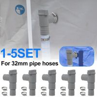 1-5set PVC Pool Filter Pump Adapter for 32mm Pipe Hoses Connector Part Pool On/Off Plunger Valve Leak Proof Replacement Wires Leads Adapters