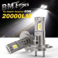 ไฟหน้ารถมอเตอร์ไซค์แบบ Led H7 2x Bmtxms Canbus สำหรับ Mercedes W204 W203 W211 W212 W245 Bmw E90 E46ไฟติดรถยนต์ H7ขนาดเล็ก6500K สีขาว