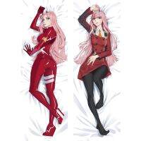 60x180 ซม. อะนิเมะ DARLING in the FRANXX Dakimakura กอดร่างกาย ปลอกหมอน DIY เบาะ Otaku ชาย คอสเพลย์ เครื่องแต่งกาย ปลอกของขวัญคริสต์มาส