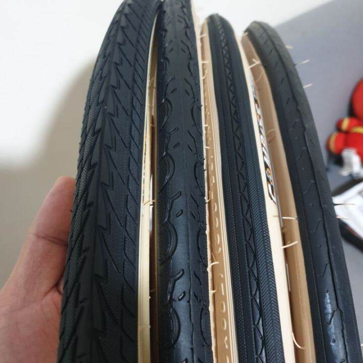 [1PC] Bike tire for road bike compass tanwall and skinwall gumwall 700C