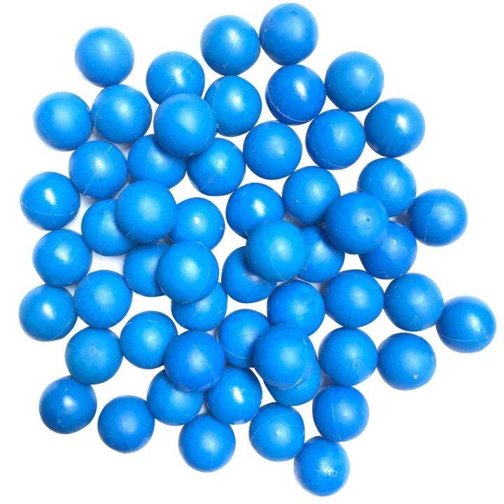 【YF】 0.50 Caliber Paintball Gun Bullet Reusable Pvc .50cal 20PCS Solid Rubber Ball Paint