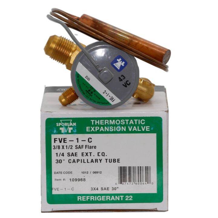 SPORLAN FVE1C Refrigerating expansion valve Air conditioning cooling