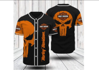 2023 new arrive- XZX180305  HARLEY-DAVIDSON baseball shirts, "motorcycle" gifts, Unisex hip hop style