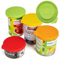 【cw】 3 In 1 Reusable Food Storage Keep Tin Cover Cans Cap Can Silicone Lid Hot Supply Mould Proof