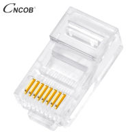 CNCOB Cat Rj45เชื่อมต่อ8p8c Utpftp เครือข่าย Modular เสียบอินเทอร์เน็ต Cat5 Rj-45อีเธอร์เน็ตจีบสายเคเบิลเชื่อมต่อ30100ชิ้น