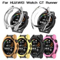 for เคส Huawei Watch GT Runner TPU Soft Case  ป้องกัน หน้าจอ 9H กันรอย with Screen Protector Cover