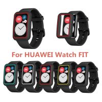 TPUฝาครอบป้องกันสำหรับนาฬิกาHuawei Fit Protectorหน้าจอกันชนชุบกรณีสำหรับนาฬิกาHuaweiอุปกรณ์เสริมที่พอดีฝาครอบ