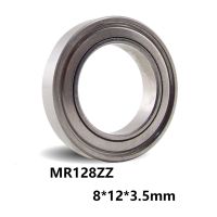 5pcs/lot MR128ZZ bearing Deep Groove Ball Miniature Mini Bearing MR128-ZZ 8*12*3.5mm 8x12x3.5 52100 Chrome Steel Axles  Bearings Seals