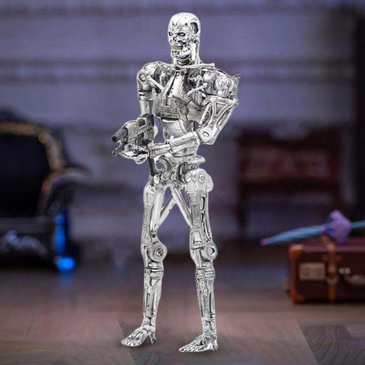 the-terminator-t-800-endoskeleton-7ข้อต่อเลื่อนได้ของเล่นโมเดลที่เป็นตุ๊กตาขยับแขนขาได้ของสะสมโมเดลพีวีซี