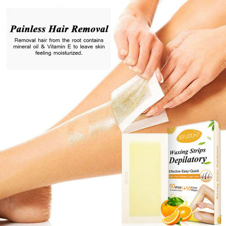 Hair Removal Sheet for Body, Eyebrows and Facial Care, Unisex, DoubleSided Sheet Epilation Wax