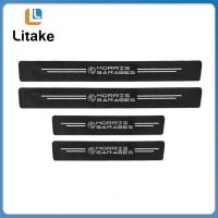 Litake GTIOATO สติกเกอร์ติดรถยนต์,สติกเกอร์คาร์บอนไฟเบอร์ป้องกันธรณีประตูอัตโนมัติสำหรับ MG ZS RX5 MG5 MG6จำนวน4ชิ้น