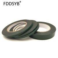 ﺴ☽◘ 1 Roll 2mm/3mm/5mm/10mm mobile phone screen tape repair double-sided adhesive foam cotton green film 0.5mm thick 10M