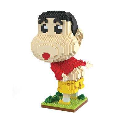 HC9023 Crayon Shinchan Building Blocks Mini Diamond Blocks Bricks Gift Cartoon 3D Model Figures For Child Hobby 1685pcs+ bricks