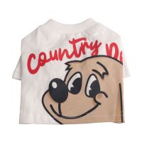 MONCHOUCHOU Country Dog ​​Tee For Dog (White)