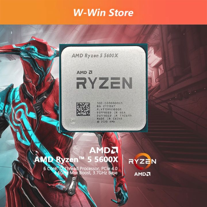NEW AMD Ryzen 5 5600X R5 5600X 3.7 GHz 6-Core 12-Thread 65W CPU