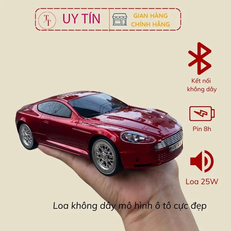 Loa Bluetooth Mini Hình Ô Tô: Truyền tải âm nhạc chất lượng cao từ điện thoại của bạn đến loa Bluetooth Mini Hình Ô Tô của chúng tôi và thưởng thức âm nhạc yêu thích của bạn trên đường đi. Thiết kế nhỏ gọn, dễ dàng mang theo và kết nối với bất kỳ thiết bị nào qua Bluetooth.