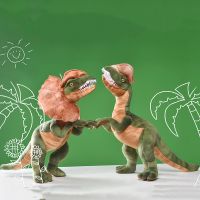Jurassic Park Dilophosaurus Dinosaur Plush Toy Double Crested Lizard Figure Stuffed Animal Cool Kids Gift For Boy Dropshipping
