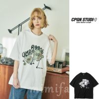 [CPGN Studio] เสื้อยืดแขนสั้น กันฝุ่น ลายกระต่าย