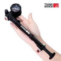 NEW ThinkRider Portable High-pressure 300psi Bike Air Pump with Gauge for Fork &amp; Rear Suspension Shock Absorber Mountain