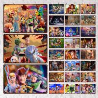 Vintage Toy Story ป้ายโลหะดีบุก Plaques สำหรับตกแต่งห้องเด็ก Nursery Home Decor Wall Art แผ่นโลหะ