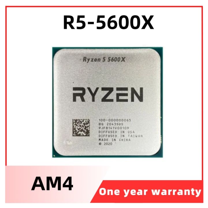 AMD Ryzen 5 5600X 6-Core 12-Thread Processor Chinese Box ready