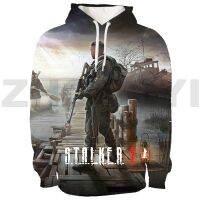 เกม3D อะนิเมะ S.t.a. L.k.e.r. 2หัวใจปืน Hoodie Stalker 2เสื้อกีฬาแบบสวมศีรษะสตรีทไซส์ใหญ่เสื้อมีฮู้ดสำหรับวัยรุ่นผู้ชาย