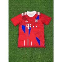 2022 2023 ล่าสุด เสื้อกีฬาแขนสั้น ลายทีม Bayern Championship Edition 10th Crown สีดํา 2022 9 Lewndorfsky 25 Muller 7 Gnabuli 6 Kimich 10 Saintophone Fan Version เสื้อแขนสั้น