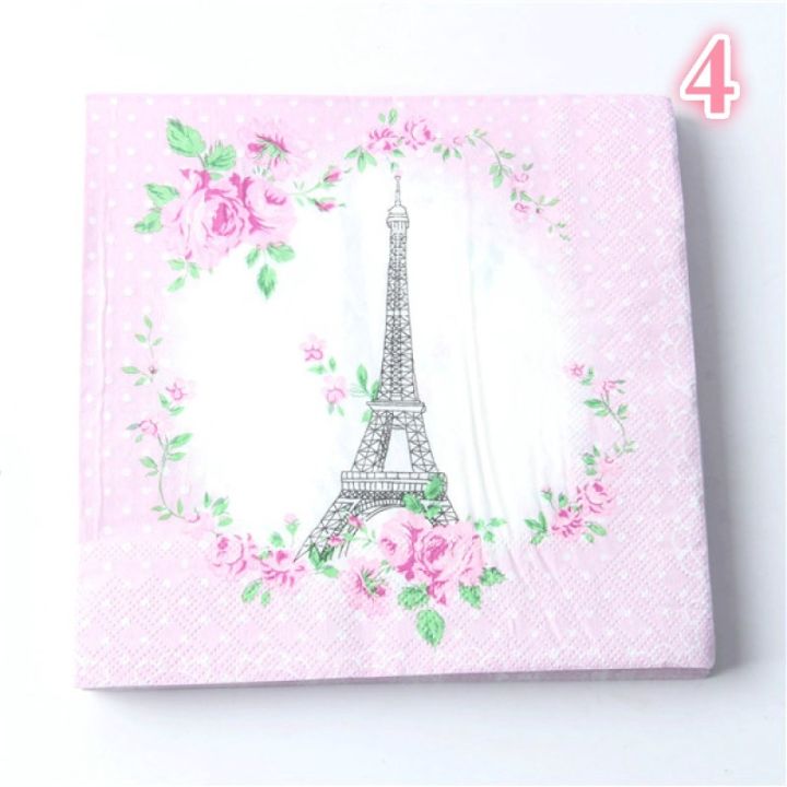 20pcs-wedding-party-napkins-printed-flower-eiffel-tower-paper-napkins-event-party-supplies-owl-tissue-decoupage