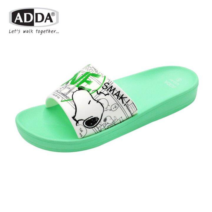 รองเท้าแตะสวม-adda-82z02-ลายsnoopy-ของแท้