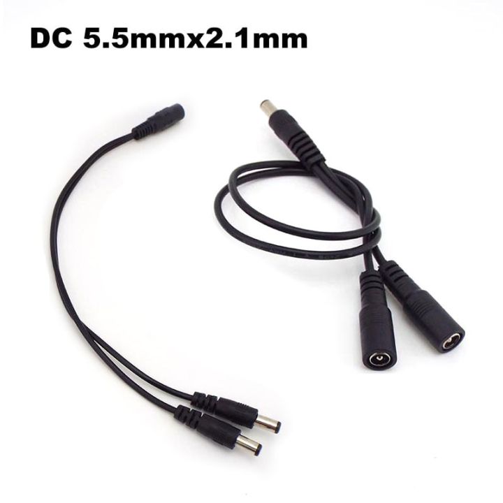 dc-1-male-to-2-female-2-male-2-way-power-adapter-cable-5-5mmx2-1mm-splitter-connector-plug-extension-for-cctv-led-strip-light-wires-leads-adapters