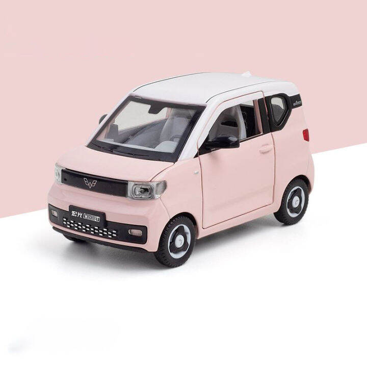 1-24-wuling-hongguang-mini-ev-alloy-car-diecasts-amp-toy-vehicles-car-model-sound-and-light-pull-back-car-toys-for-kids-gifts