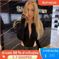 9.9 shopee crop tops “พร้อมส่ง”“พร้อมส่ง” เสื้อยืดคอกลม มีซิป สีพื้น วันพีช สําหรับผู้หญิง/ชุดบอดี้สูท คอวี แขนยาว ซิปหน้า เซ็กซี่ สำหรับผู้หญิง 4.7