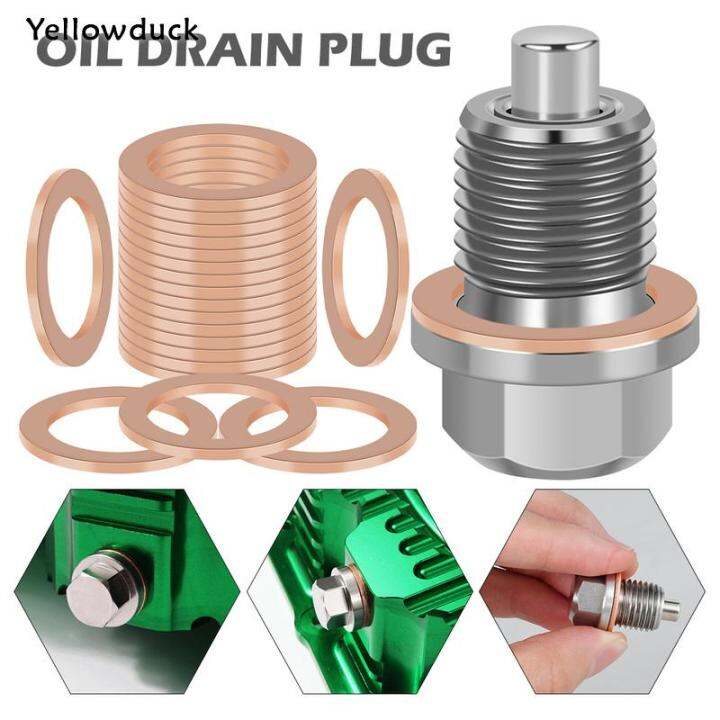 Yellowduck M14 x 1.5 Oil Drain Bolt Stainless Steel Engine Oil Drain Plugs Oil