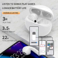 TWS Pro 6 Bluetooth 5.0 Headphone With Mic Noise Cancelling Earbuds Gaming Music Headset Wireless Earphone For Xiaomi