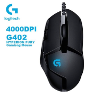 (รับประกัน 2 ปี) Logitech ฮีโร่ G402เอ็นจิ้นเมาส์สำหรับเล่นเกมส์ประสิทธิภาพสูง โปรแกรมได้ LIGHTSYNC RGB สำหรับเกมเมอร์เมาส์ รับประกัน 2 ป