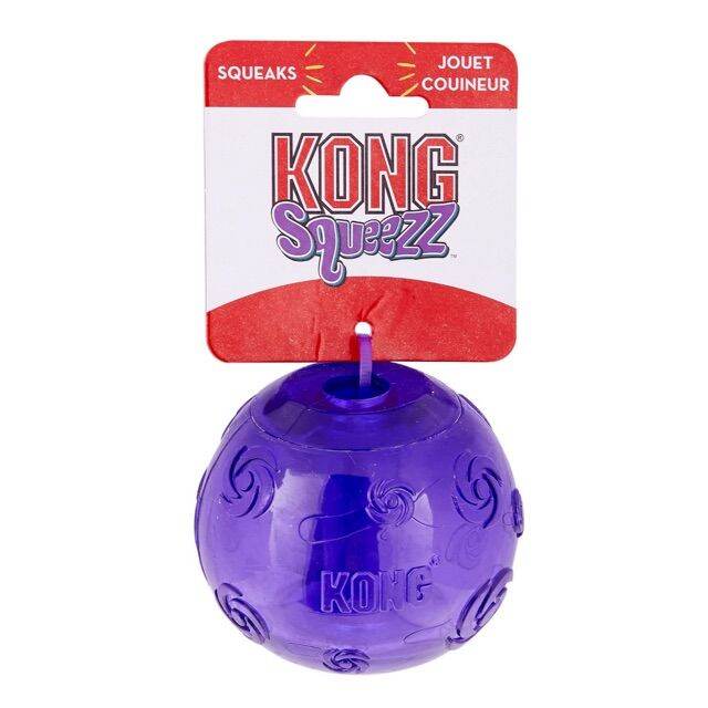 KONG Squeezz Ball Dog Toy, Color Varies Lazada PH