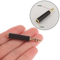 【DT】 hot  1pcs 3.5mm Stereo 3 Pole Male to 4 Pole 3 Ring Female Audio Adapter Converter Connectors