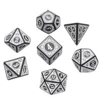 35ชิ้น D8 D4 D20 D12 D10หลายด้านสำหรับ Trpg Dnd ชุดลูกเต๋าแวววาว Dices เกมเสริม Iidescent