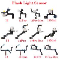 LED Flash Light Sensor Flex Cable Replacement Part For iPhone 12 13 14 Pro Max Mini Plus Proximity Distance Ambient Repair Part Pendants